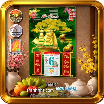 Lịch Tết treo tường 841LT
