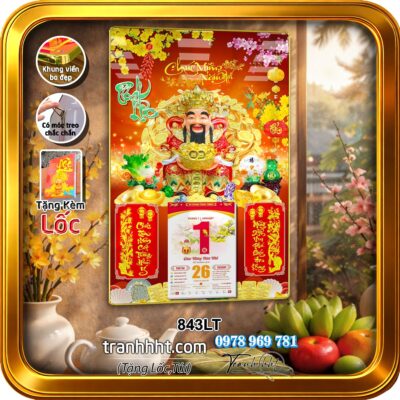 Lịch Tết treo tường 843LT