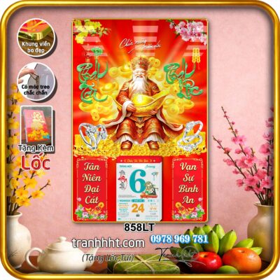 Lịch Tết treo tường 858LT
