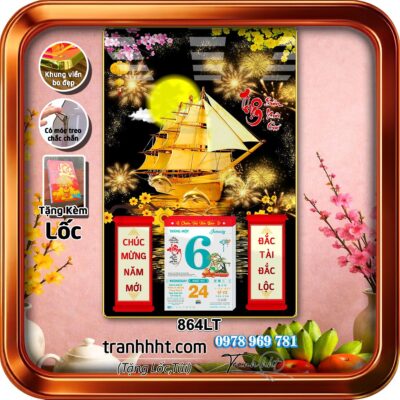 Lịch Tết treo tường 864LT