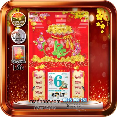 Lịch Tết treo tường 877LT