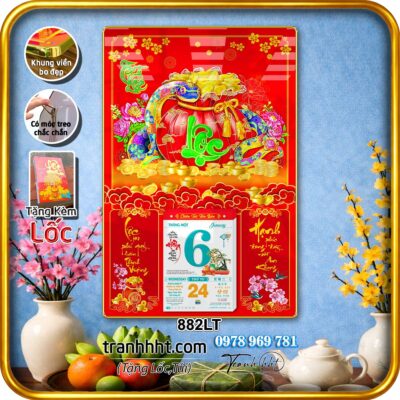 Lịch Tết treo tường 882LT
