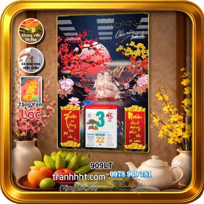 Lịch Tết treo tường 909LT