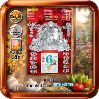 Lịch Tết treo tường 910LT