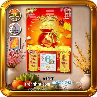 Lịch Tết treo tường 912LT