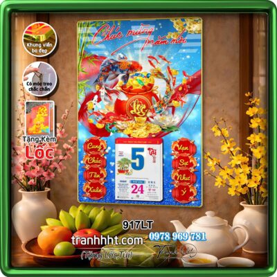 Lịch Tết treo tường 917LT