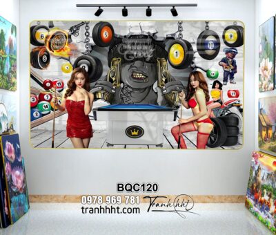 Tranh Bida Billiards BQC120
