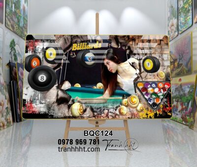 Tranh Bida Billiards BQC124