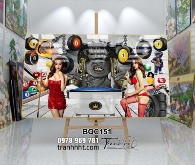 Tranh Bida Billiards BQC151