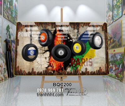 Tranh Bida Billiards BQC200