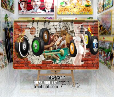 Tranh Bida Billiards BQC247
