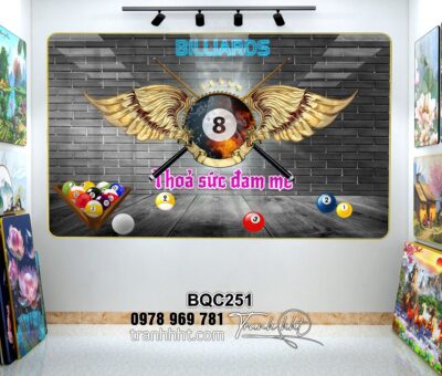 Tranh Bida Billiards BQC251