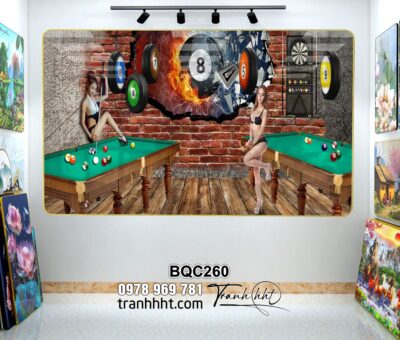 Tranh Bida Billiards BQC260