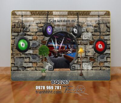 Tranh Bida Billiards BQC267