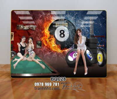 Tranh Bida Billiards BQC28