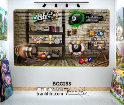 Tranh Bida Billiards BQC298