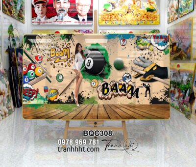 Tranh Bida Billiards BQC308