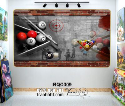 Tranh Bida Billiards BQC309
