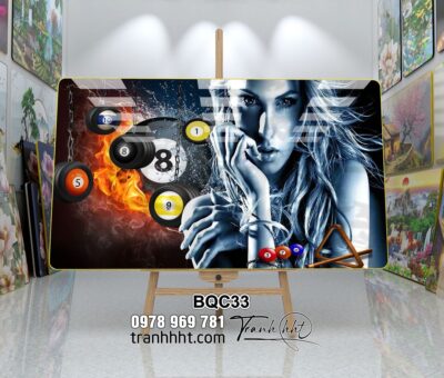 Tranh Bida Billiards BQC33