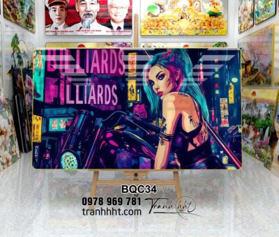 Tranh Bida Billiards BQC34