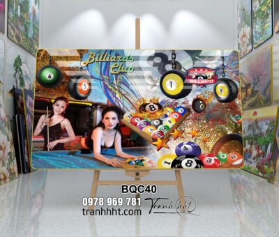 Tranh Bida Billiards BQC40