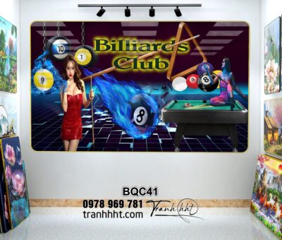 Tranh Bida Billiards BQC41
