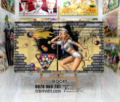 Tranh Bida Billiards BQC45