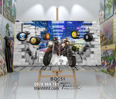 Tranh Bida Billiards BQC51