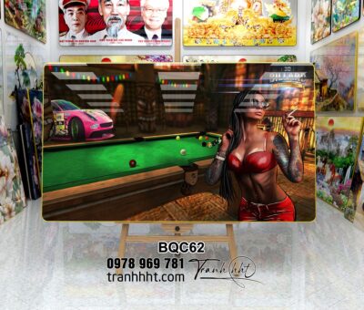 Tranh Bida Billiards BQC62