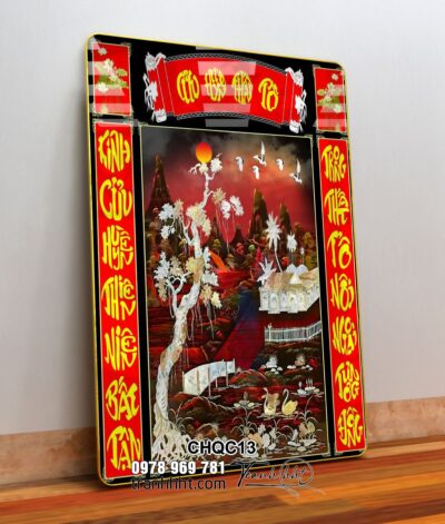 Tranh Phòng Thờ Cửu Huyền Thất Tổ CHQC13