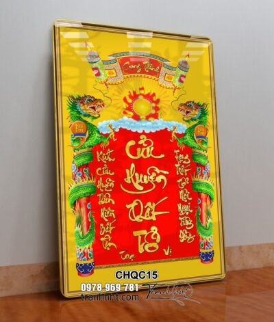 Tranh Phòng Thờ Cửu Huyền Thất Tổ CHQC15