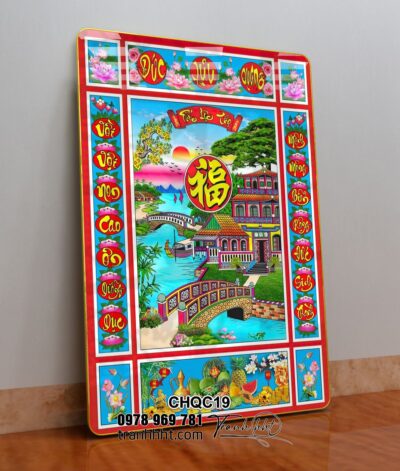 Tranh Phòng Thờ Cửu Huyền Thất Tổ CHQC19