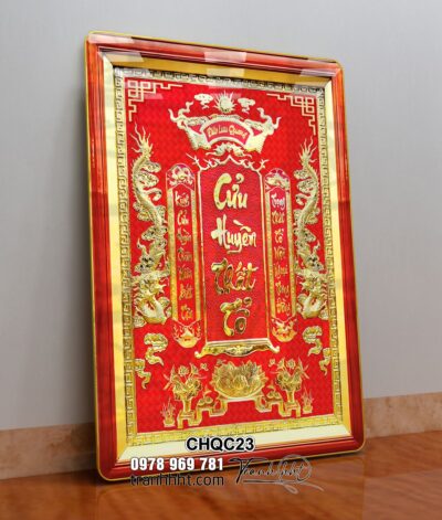 Tranh Phòng Thờ Cửu Huyền Thất Tổ CHQC23