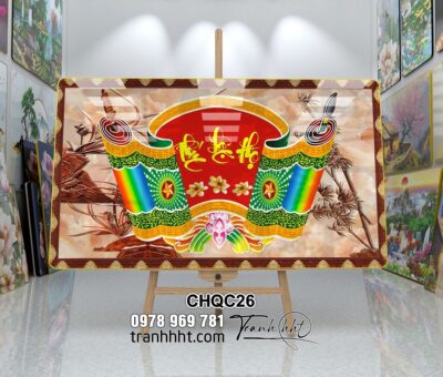 Tranh Phòng Thờ Cửu Huyền Thất Tổ CHQC26