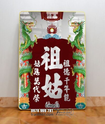 Tranh Phòng Thờ Cửu Huyền Thất Tổ CHQC3