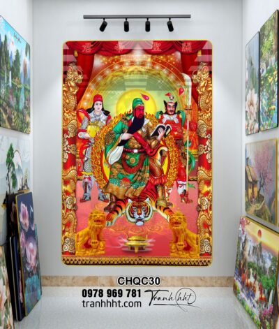 Tranh Phòng Thờ Cửu Huyền Thất Tổ CHQC30
