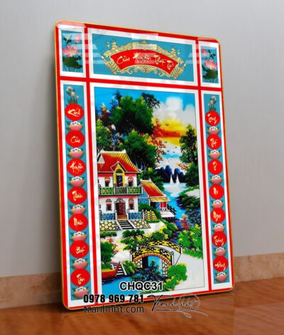 Tranh Phòng Thờ Cửu Huyền Thất Tổ CHQC31