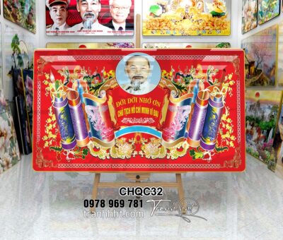 Tranh Phòng Thờ Cửu Huyền Thất Tổ CHQC32