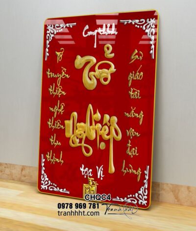 Tranh Phòng Thờ Cửu Huyền Thất Tổ CHQC4