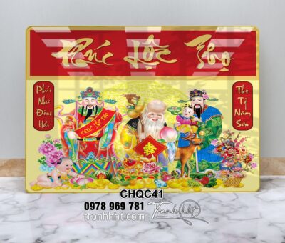 Tranh Phòng Thờ Cửu Huyền Thất Tổ CHQC41