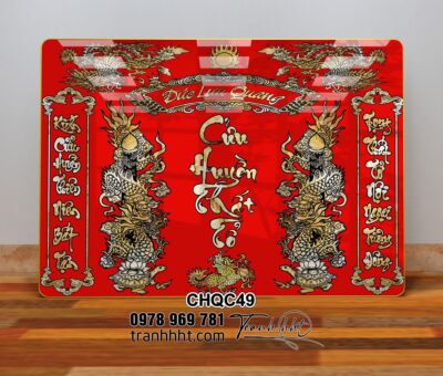 Tranh Phòng Thờ Cửu Huyền Thất Tổ CHQC49