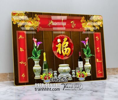 Tranh Phòng Thờ Cửu Huyền Thất Tổ CHQC50