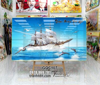 Tranh Thuận Buồm Xuôi Gió GQC107