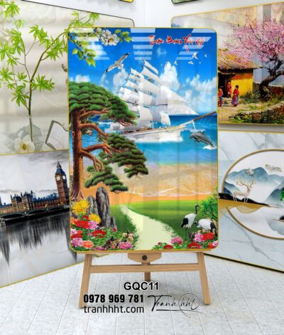 Tranh Thuận Buồm Xuôi Gió GQC11