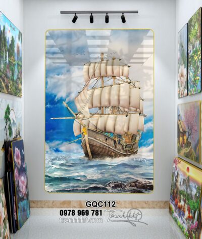 Tranh Thuận Buồm Xuôi Gió GQC112