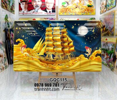 Tranh Thuận Buồm Xuôi Gió GQC115
