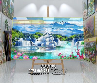 Tranh Thuận Buồm Xuôi Gió GQC138