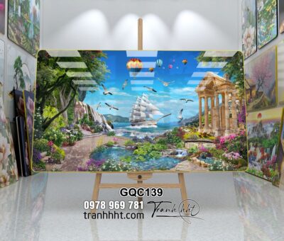 Tranh Thuận Buồm Xuôi Gió GQC139