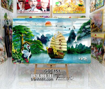 Tranh Thuận Buồm Xuôi Gió GQC151