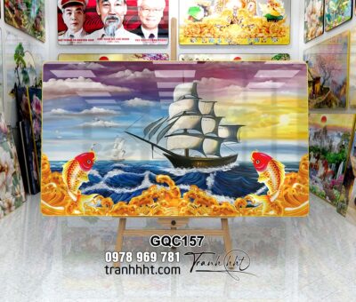 Tranh Thuận Buồm Xuôi Gió GQC157